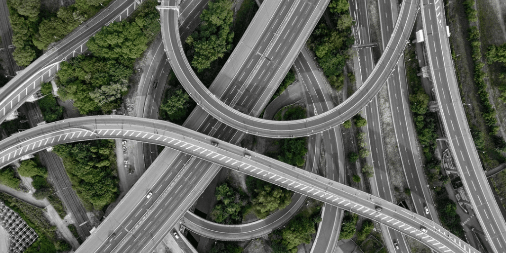 roads highway crossing chaos