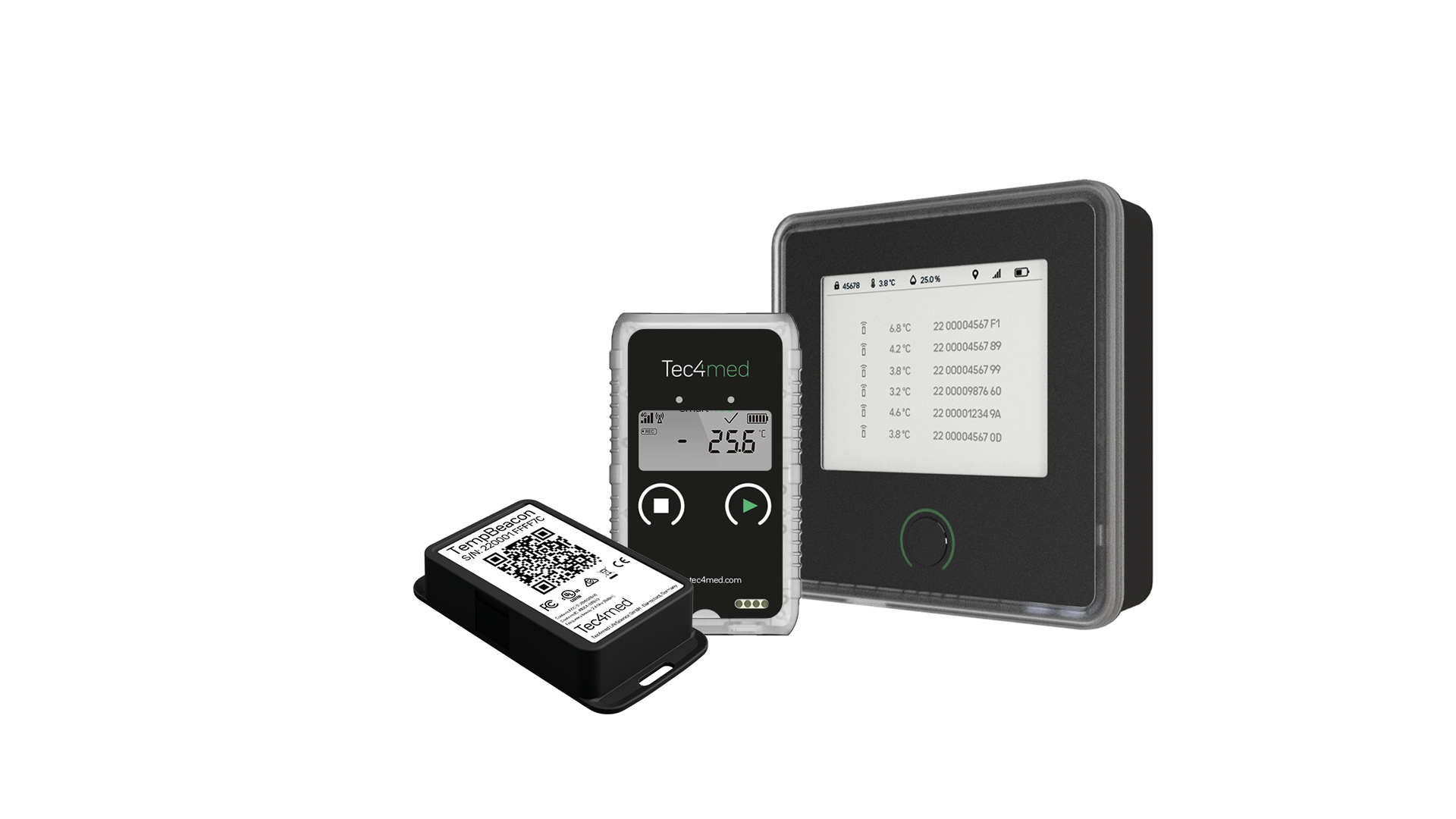 Temperature data logger for temperature control